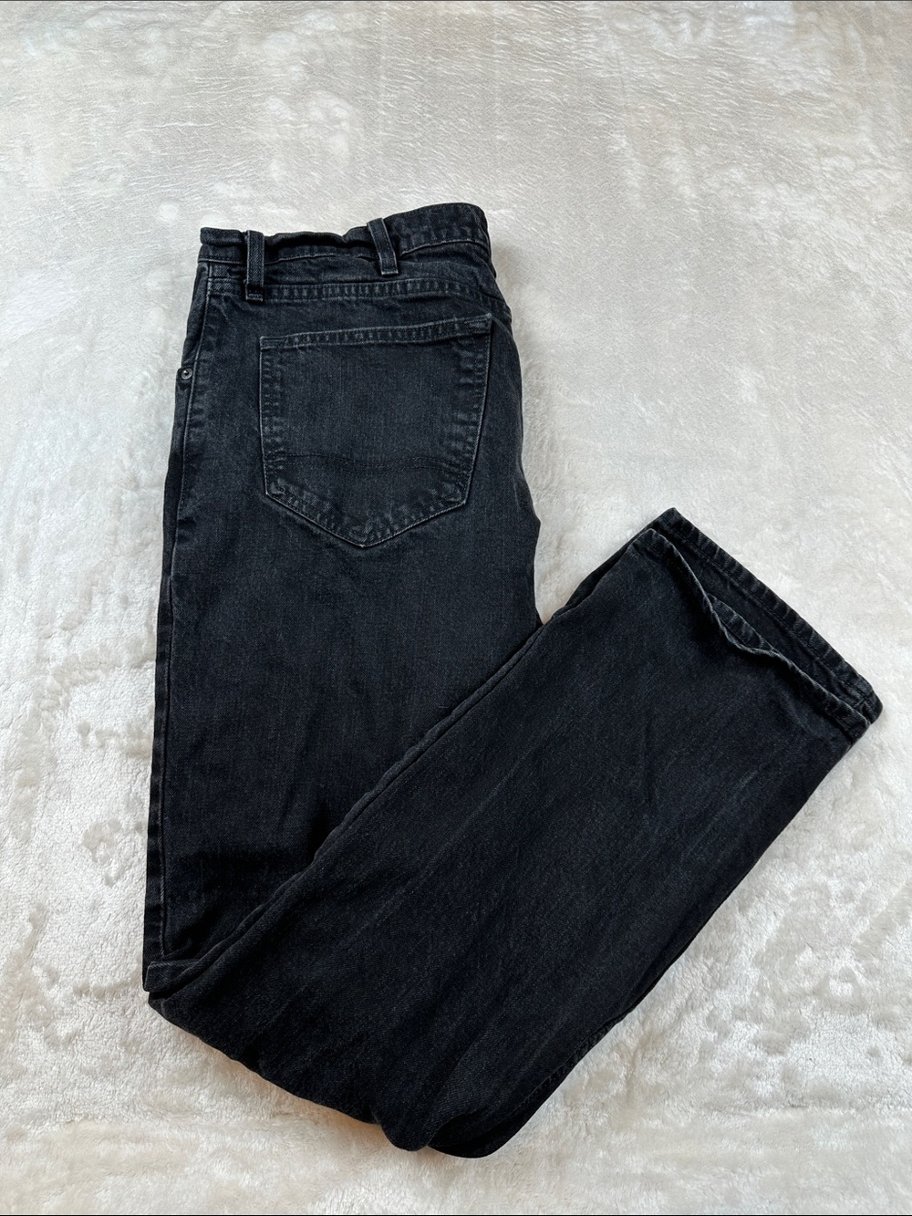 Arizona Jean Company Black Straight-Leg Men's Jeans
